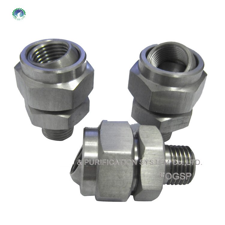 Universal Ball Joint Nozzle, 36275 Ball Adjustment Fitting Universal Adapter, Threaded Spherical Nozzle Adapter